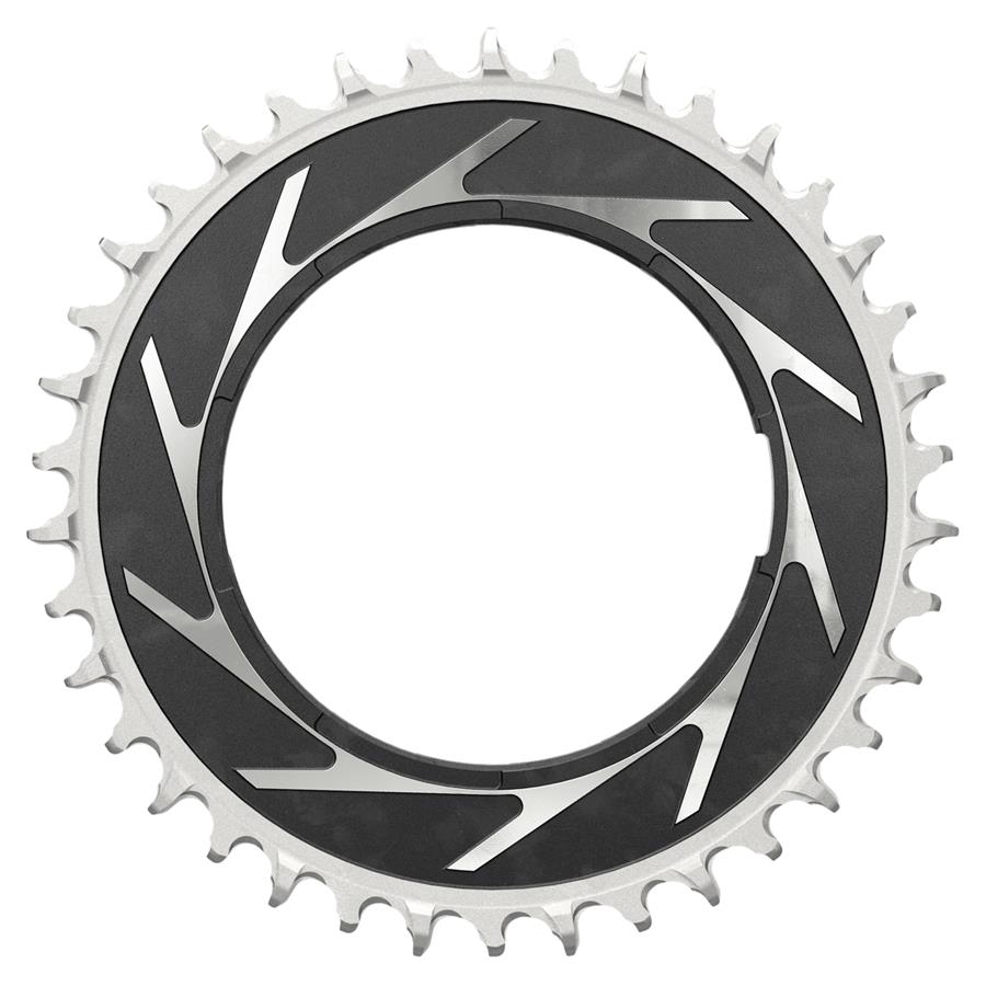 Prednji verižnik Sram T-TYPE Powermeter Threaded 0mm Offset Eagle čr/sr XXSL D1