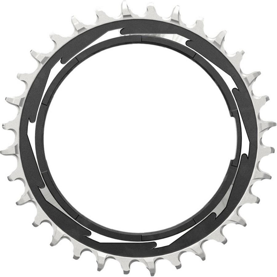 Prednji verižnik Sram T-TYPE Powermeter Threaded 3mm Offset Eagle čr/sr XXSL D1
