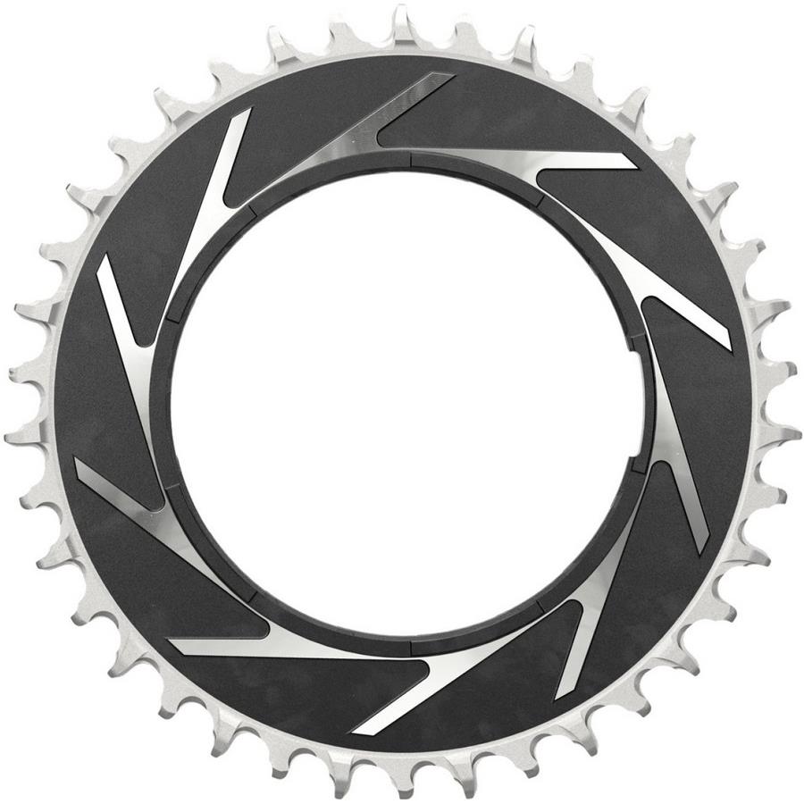 Prednji verižnik Sram T-TYPE Powermeter Threaded 3mm Offset Eagle čr/sr XXSL D1