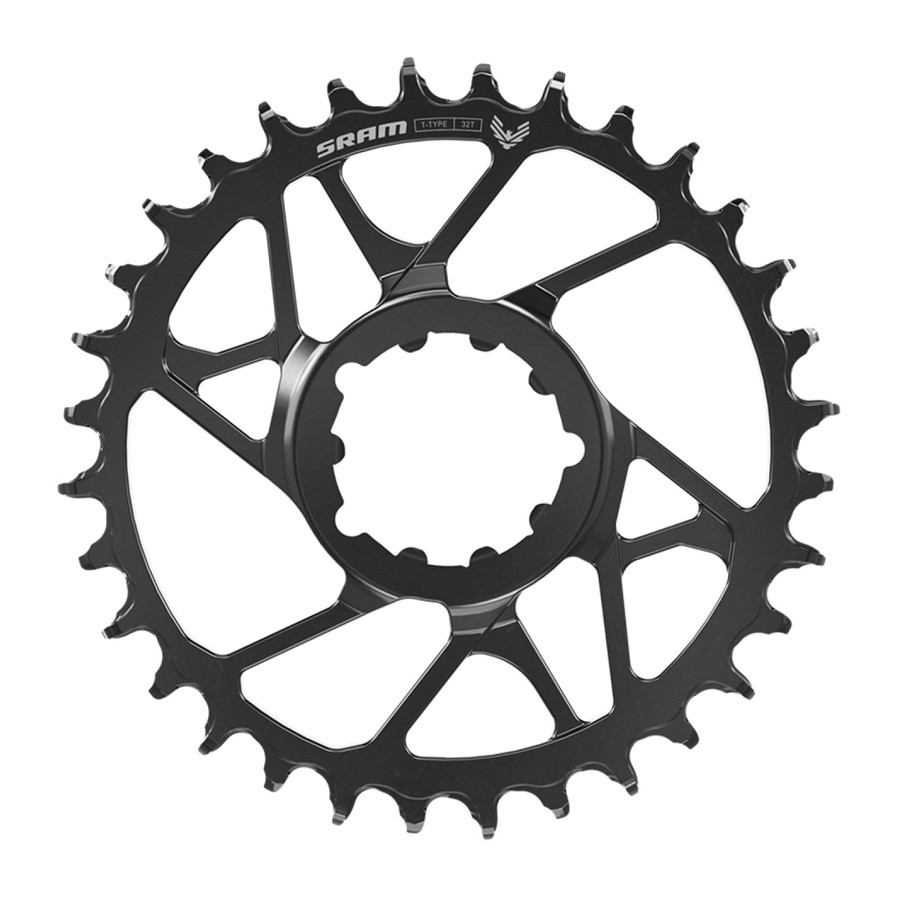 Prednji verižnik Sram T-TYPE Eagle ALU DM 3mm Offset Eagle čr - S1000