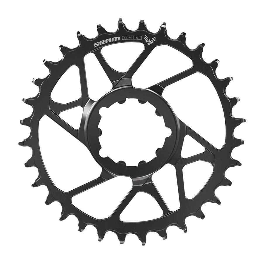 Prednji verižnik Sram T-TYPE Eagle Steel DM 3mm Offset Eagle čr - S1000