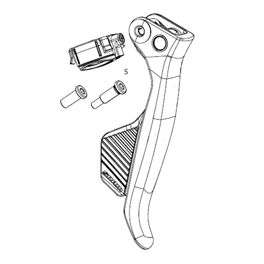 ED BRAKE LEVER ASS RIVAL ETAP AXS DISC RIGHT