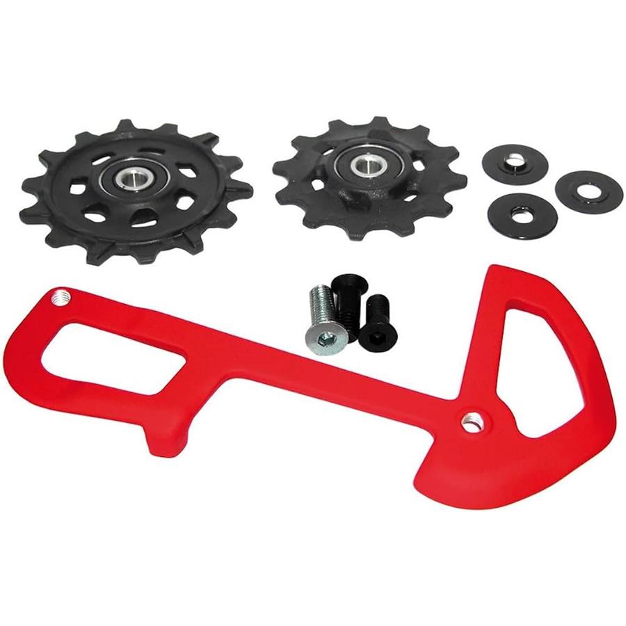 PULLEY & INNER CAGE X01 EAGLE 12 SPEED X-SYNC RED