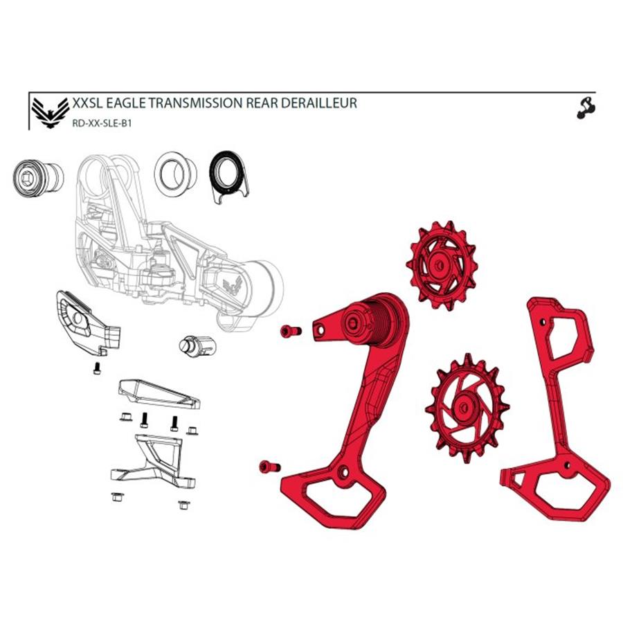 Sram CAGE ASS KIT XX T-TYPE EAGLE AXS