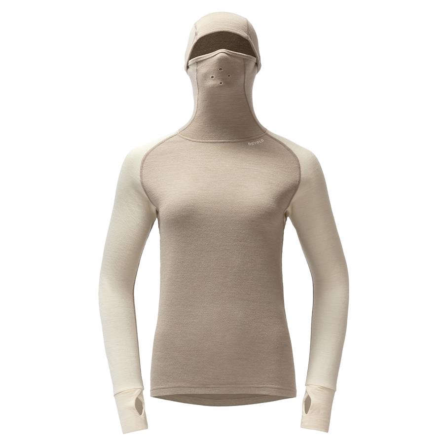 Ženska funkcijska majica DEVOLD EXPEDITION MERINO SILK si/bež