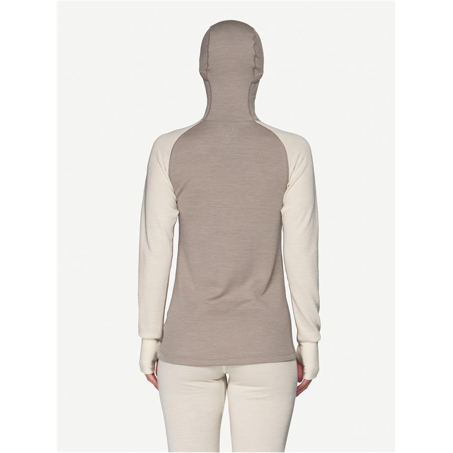 Ženska funkcijska majica DEVOLD EXPEDITION MERINO SILK si/bež