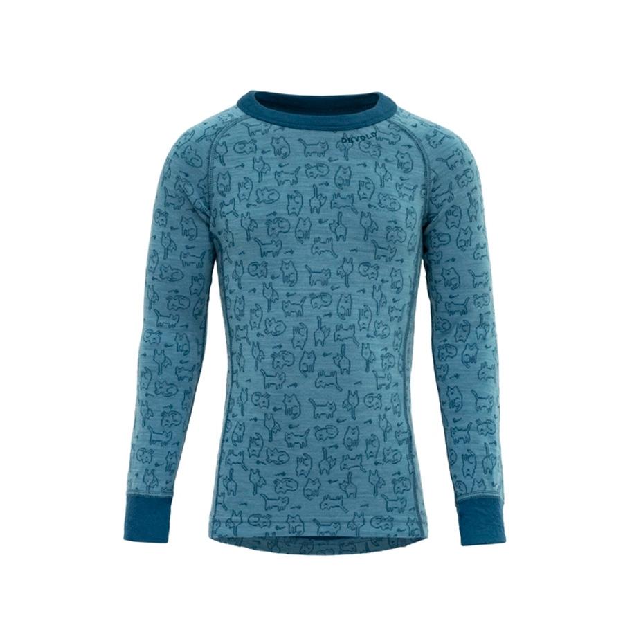 OTROŠKA FUNKCIJSKA MAJICA DEVOLD DUO ACTIVE MERINO SHIRT KID smo