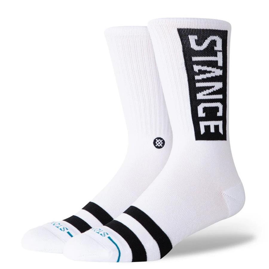 NOGAVICE STANCE OG WHITE CREW MED