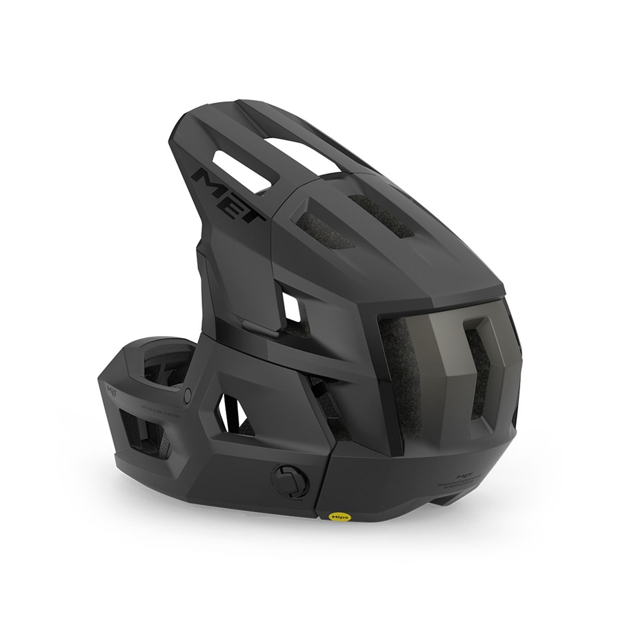 Fullface MTB čelada MET Parachute MCR 2 čr