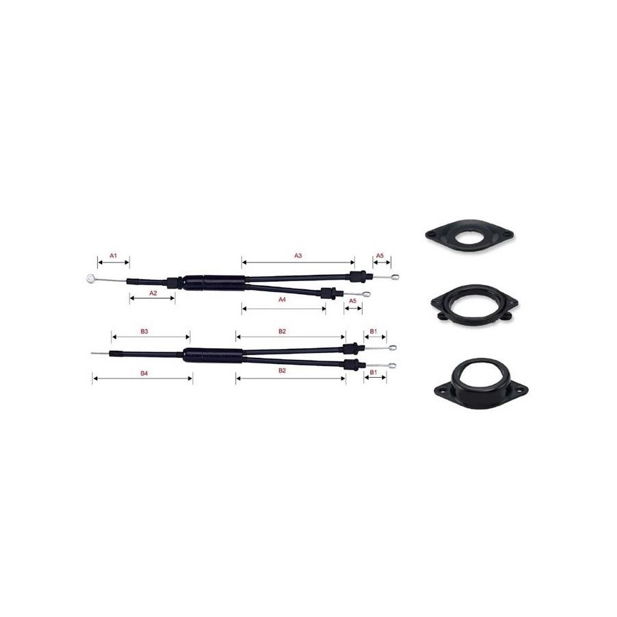 PLETENICA ZAVOR BMX - SET SP+ZG DEL za int