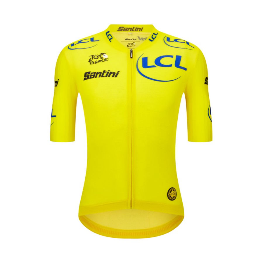 KOLESARSKA MAJICA SANTINI TOUR DE FRANCE YELLOW OFFICIAL