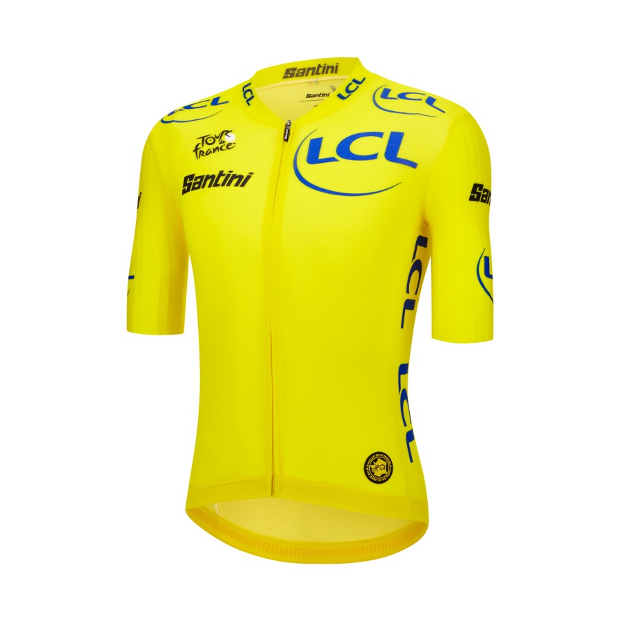 KOLESARSKA MAJICA SANTINI TOUR DE FRANCE YELLOW OFFICIAL