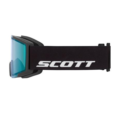 SMUČARSKA OČALA SCOTT SHIELD čr AMP ze chr S1