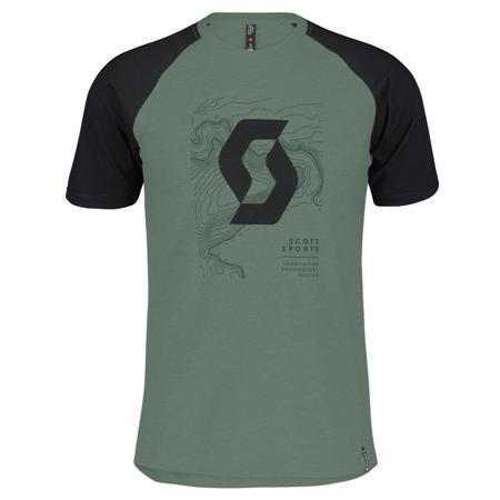 KRATKA MAJICA SCOTT ICON RAGLAN ze/čr