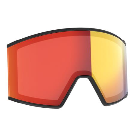 LEČA ZA SMUČARSKA OČALA REACT s torbico AMP LS rd chr S2-3