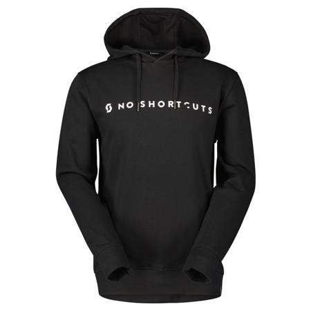 PULOVER SCOTT NO SHORTCUTS s kapuco čr