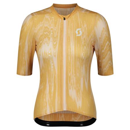 Ženska kolesarska majica SCOTT ULTD. SL ro/bež