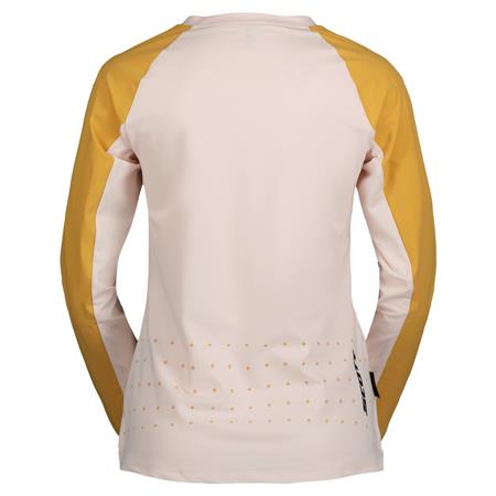 Ženska kolesarska majica z dolgimi rokavi SCOTT TRAIL VERTIC PRO ro/bež