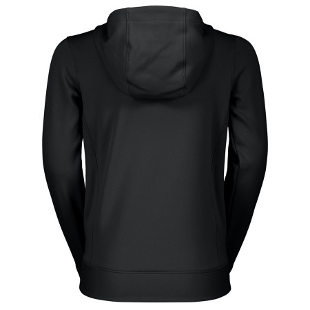 OTROŠKI PULOVER SCOTT ICON S KAPUCO črn