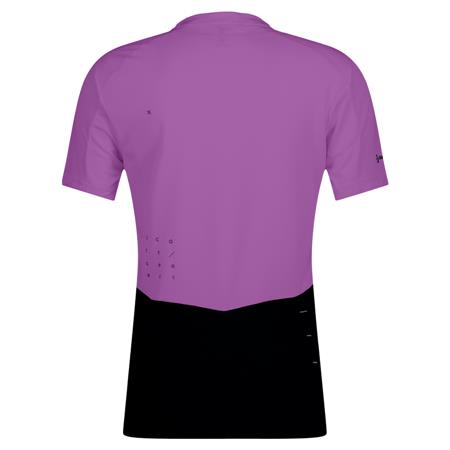 Ženska kolesarska majica SCOTT TRAIL VERTIC ZIP kr čr/vij