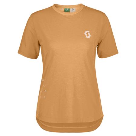 Ženska kolesarska majica SCOTT TRAIL VERTIC DRI kr bež