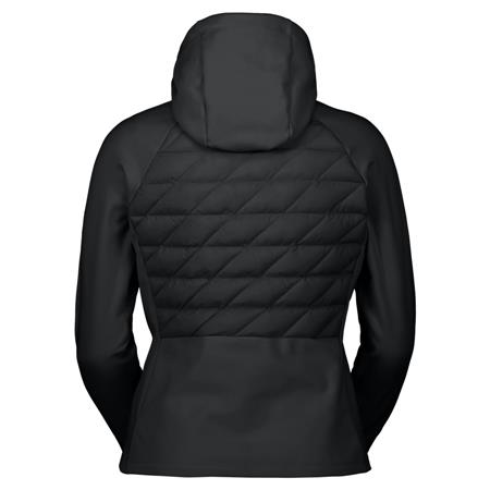 ŽENSKA JAKNA SCOTT DEFINED WARM HYBRID s kapuco čr