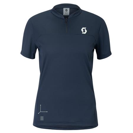 ŽENSKA KOLESARSKA MAJICA SCOTT VERTIC ZIP kr tmo