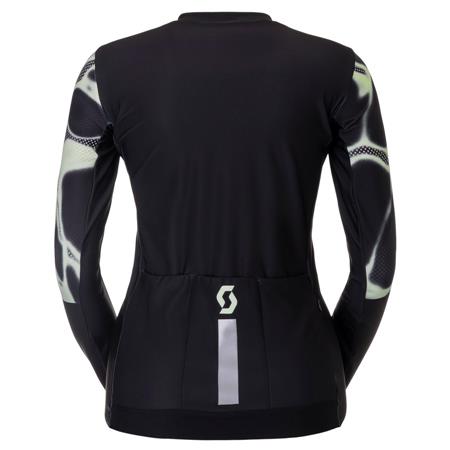 ŽENSKA KOLESARSKA MAJICA SCOTT PRO MID LS čr/ze