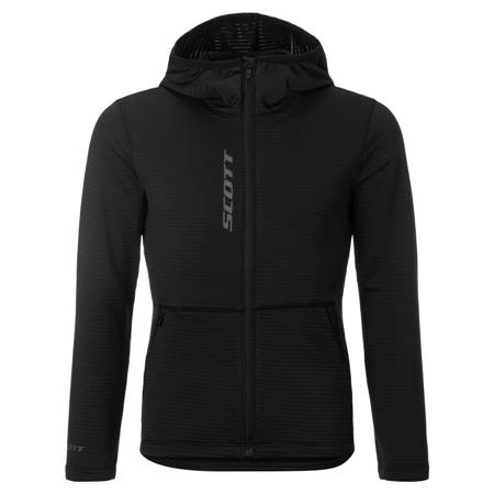 OTROŠKI PULOVER SCOTT DEFINED LIGHT s kapuco čr