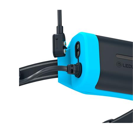 Naglavna svetilka Ledlenser NEO9R MODRA