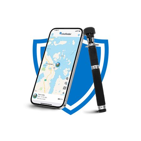 GPS sledilec BikeFinder Gen2 - proti kraji kolesa