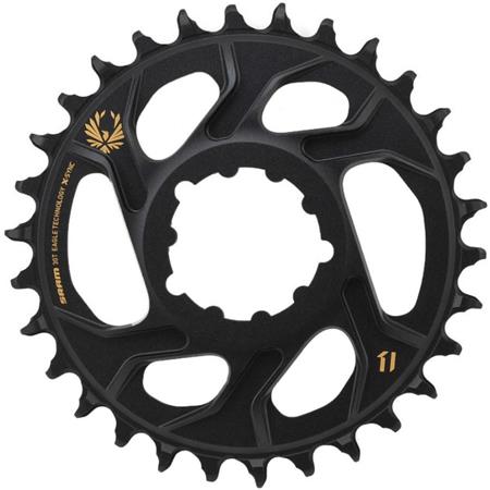 Prednji verižnik Sram X-SYNX 2 30T DM 4mm Offset Boost ALU Eagle Gold