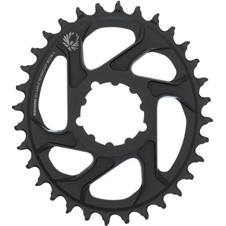 Prednji verižnik Sram X-SYNC 2 Oval DM 6mm Offset ALU Eagle čr