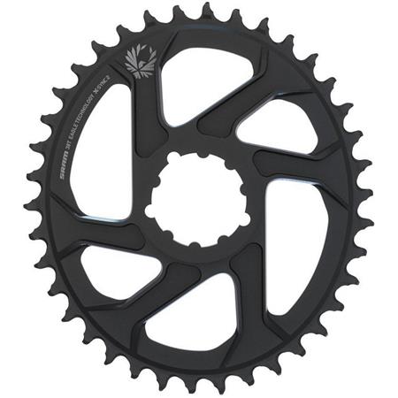 Prednji verižnik Sram X-SYNC 2 Oval DM 6mm Offset ALU Eagle čr