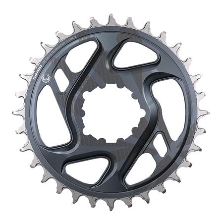 Prednji verižnik Sram X-SYNC 2 DM 6mm Offset Eagle Cold Forged Lunar Grey