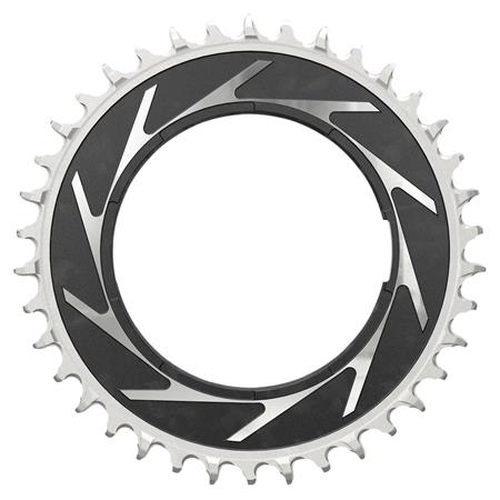 Prednji verižnik Sram T-TYPE Powermeter Threaded 0mm Offset Eagle čr/sr XXSL D1