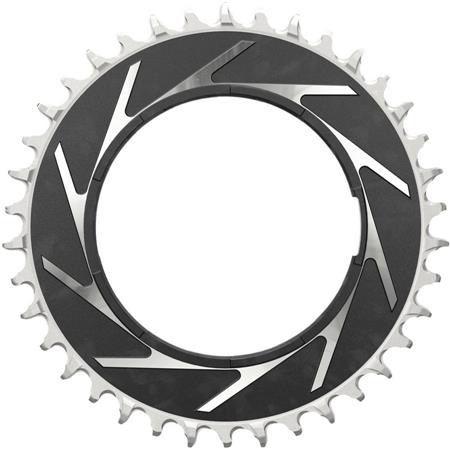 Prednji verižnik Sram T-TYPE Powermeter Threaded 3mm Offset Eagle čr/sr XXSL D1