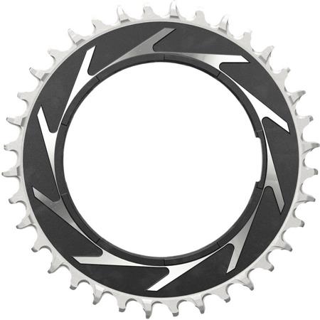 Prednji verižnik Sram T-TYPE Powermeter Threaded 3mm Offset Eagle čr/sr XXSL D1