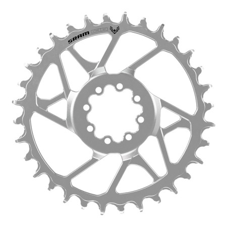 Prednji verižnik Sram T-TYPE Eagle Steel DM 3mm Offset Eagle Silver - Eagle 90