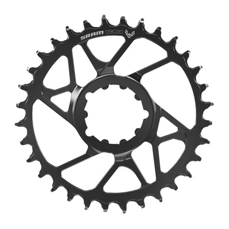 Prednji verižnik Sram T-TYPE Eagle ALU DM 3mm Offset Eagle čr - S1000