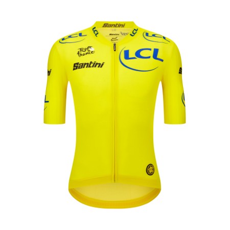 KOLESARSKA MAJICA SANTINI TOUR DE FRANCE YELLOW OFFICIAL