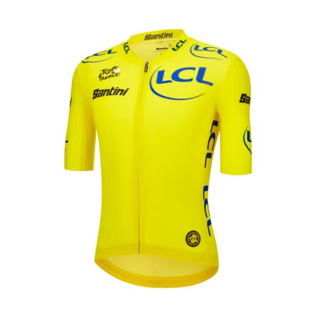KOLESARSKA MAJICA SANTINI TOUR DE FRANCE YELLOW OFFICIAL