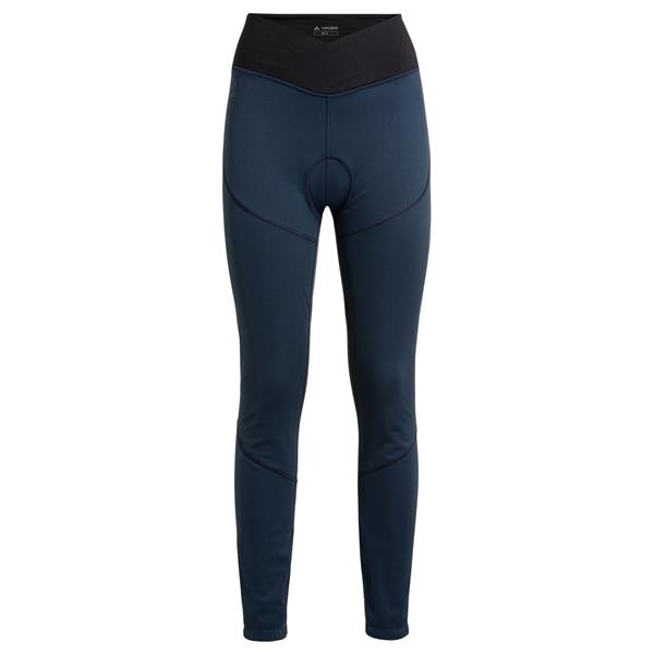 Ženske termo kolesarske HLAČE VAUDE POSTA WARM tmo