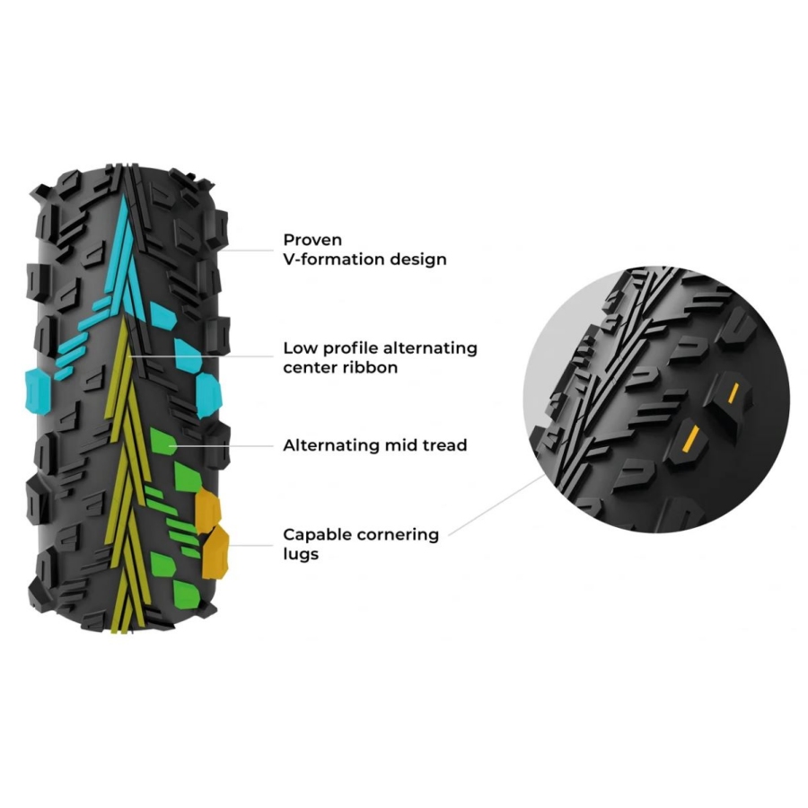 Vittoria plašč PEYOTE XC Race TLR TSS Črna