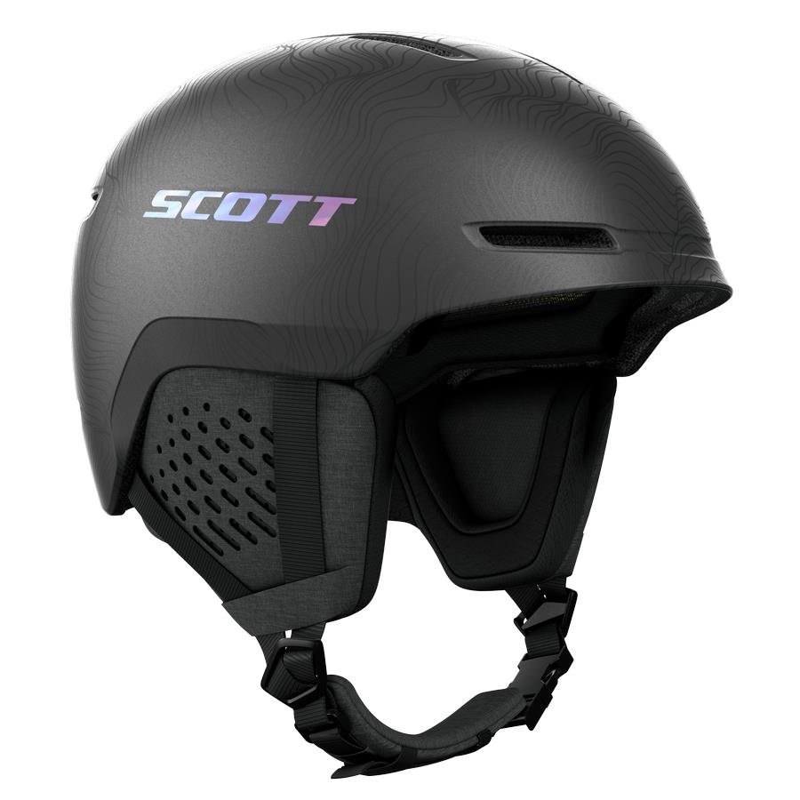 SMUČARSKA ČELADA SCOTT TRACK PLUS čr/si