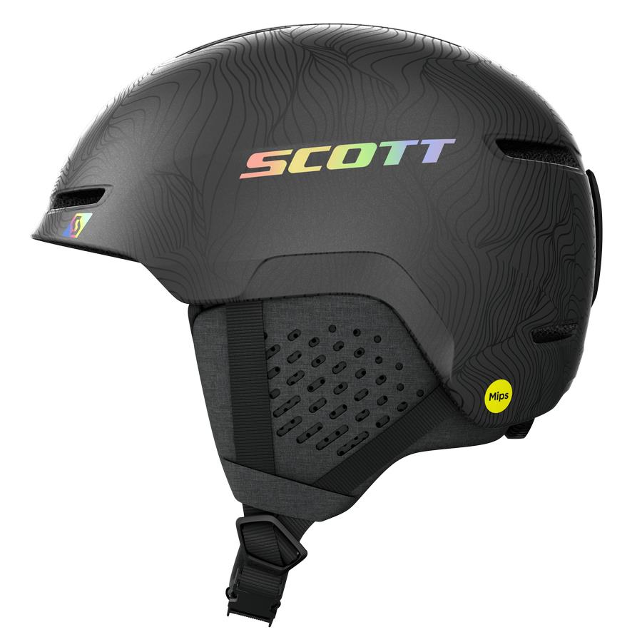 SMUČARSKA ČELADA SCOTT TRACK PLUS čr/si