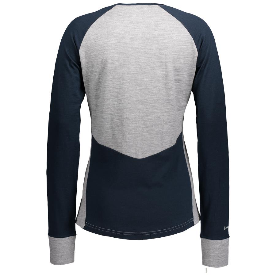 Ženska majica Scott DEFINED MERINO L/SL tmo/si