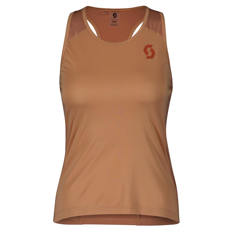 Ženska kolesarska majica SCOTT W ENDURANCE 10 br ro/bež/or
