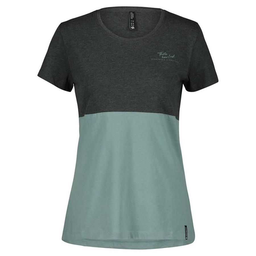 Ženska kratka majica Scott Casual Contessa kr tsi/mint