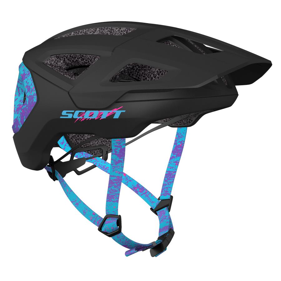 MTB KOLESARSKA ČELADA SCOTT TAGO PLUS čr/vij